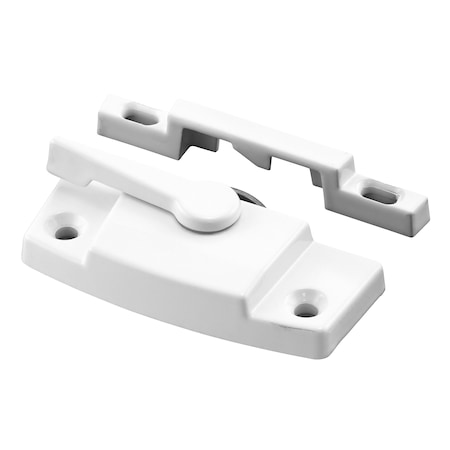 Prime-Line Window Sash Lock, Metal, Fits Silverline Windows, White, 2-1/16 in. Hole Centers 1 Pair F 2893